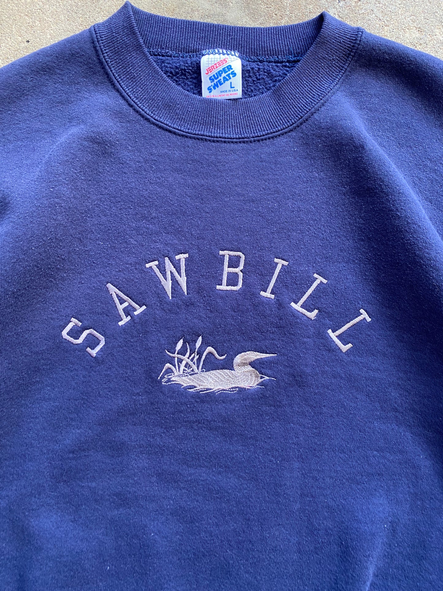 Vintage Saw Bill Sweatshirt - L