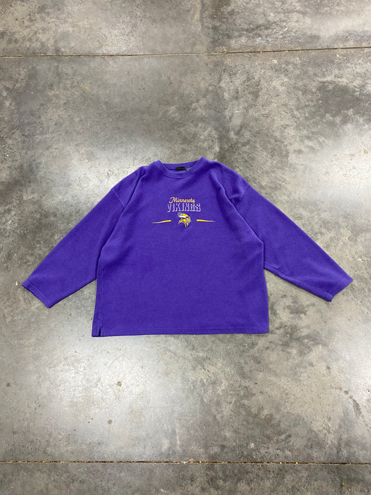 Vintage Fleece Vikings Sweatshirt - XXL