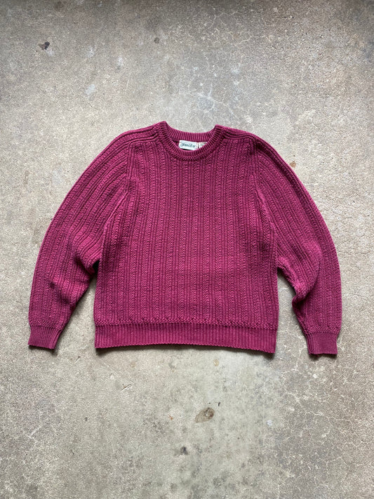 Vintage Maroon Sweater - L