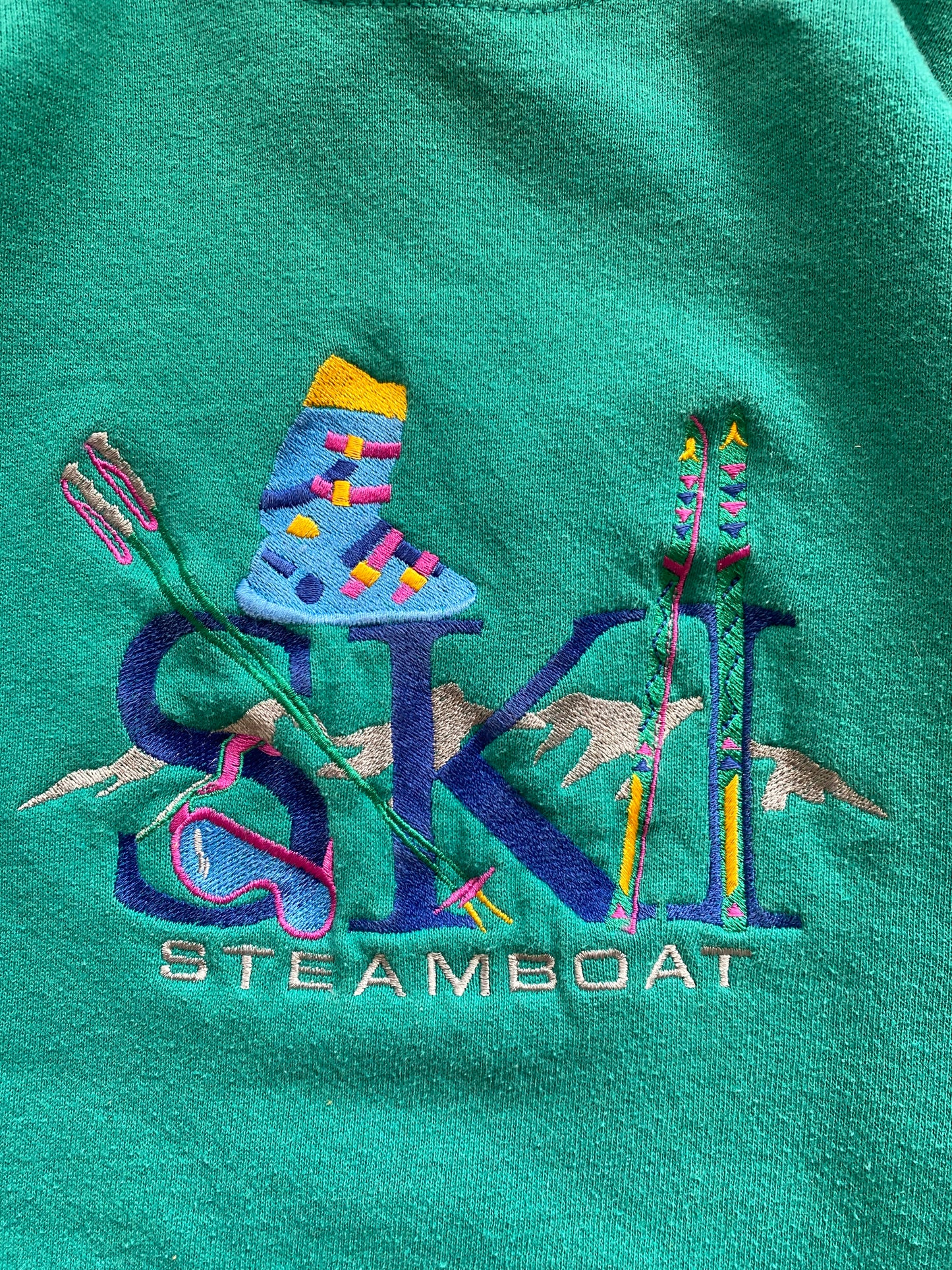 Vintage Steamboat Ski Sweatshirt - M