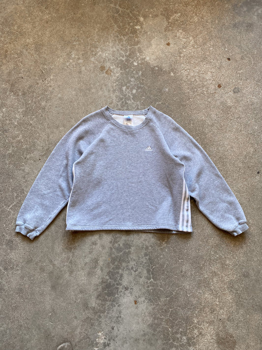 Vintage Adidas Cropped Sweatshirt - M