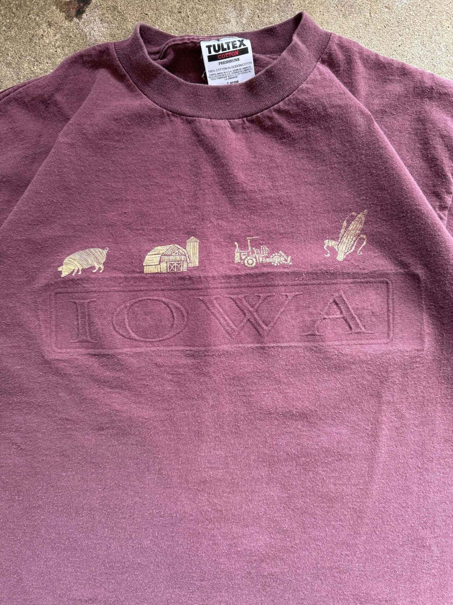 Vintage Iowa Tee - L