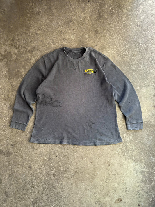 Cat Waffle Knit Longsleeve - XL