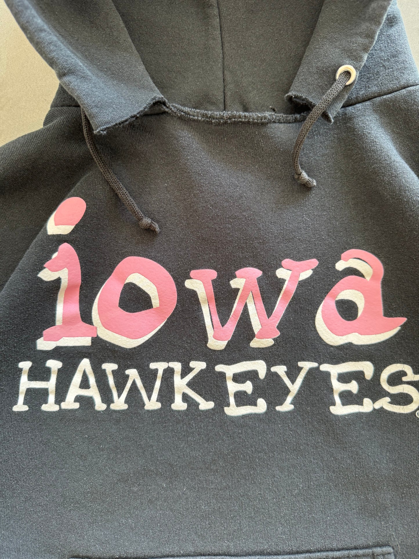 Vintage Iowa Hawkeyes Hoodie - M