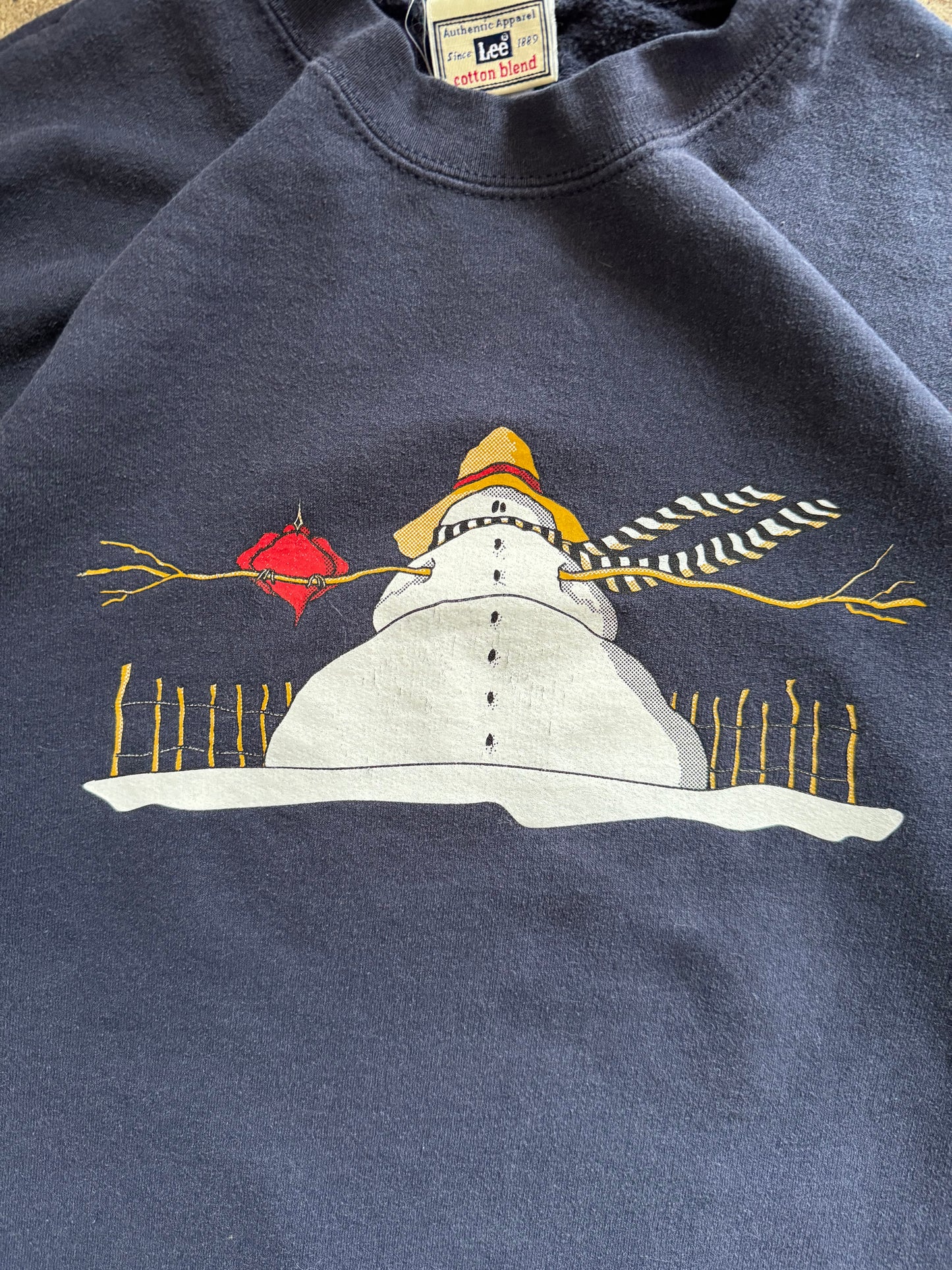 Snowman Sweatshirt - L