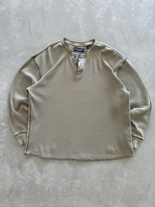 Vintage Waffle Knit Longsleeve - L