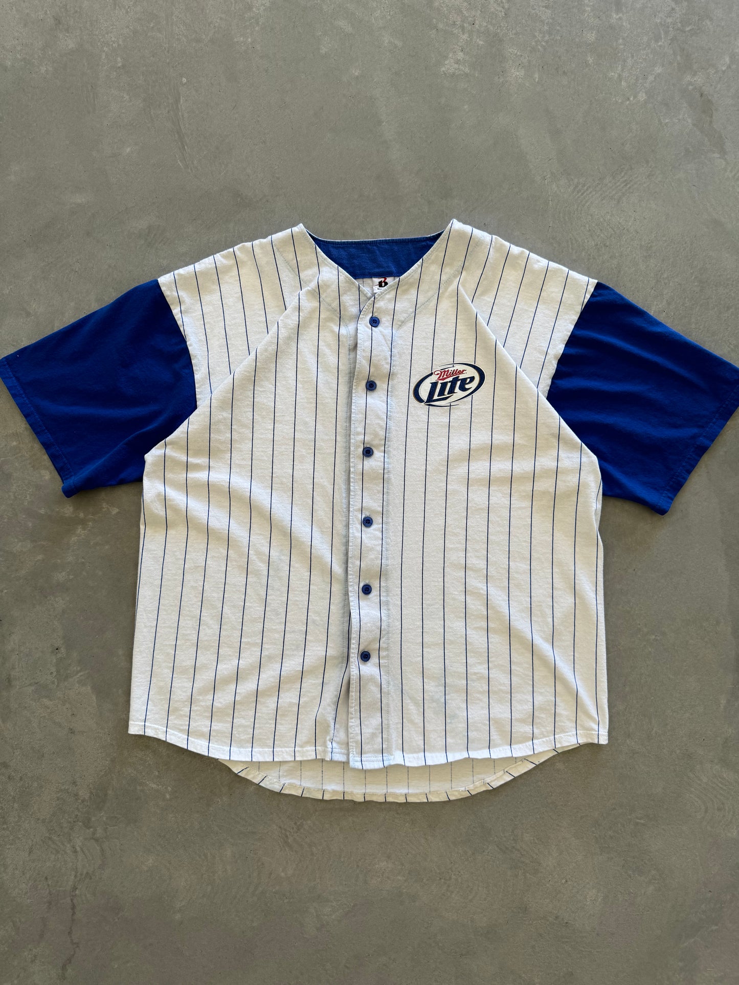 Vintage Miller Lite Baseball Jersey - XXL