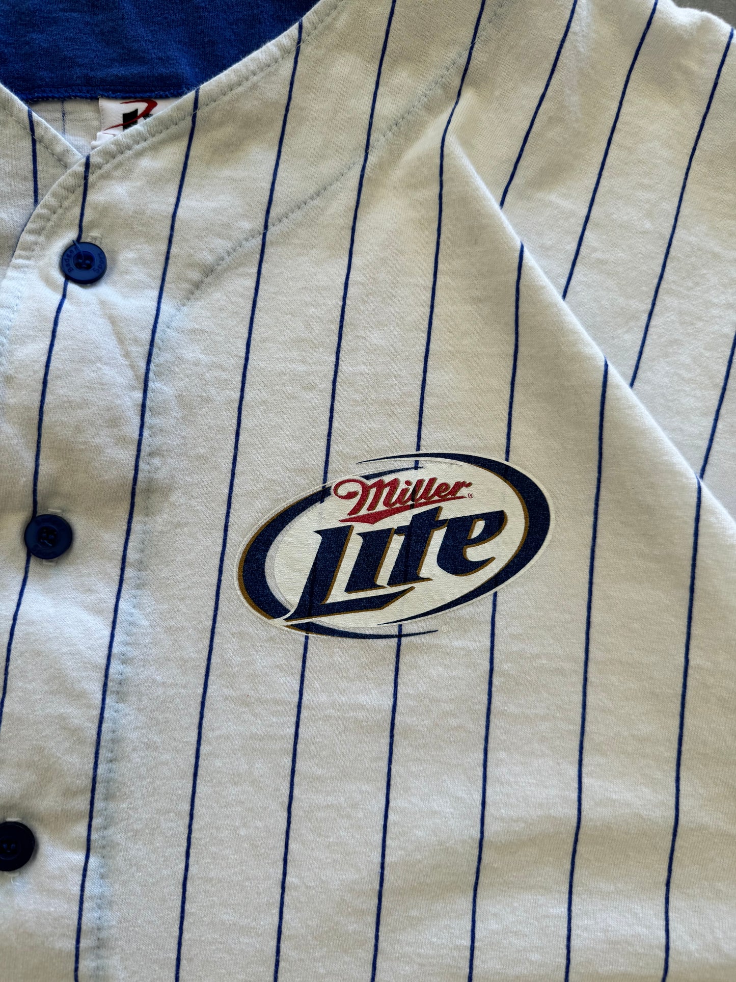 Vintage Miller Lite Baseball Jersey - XXL