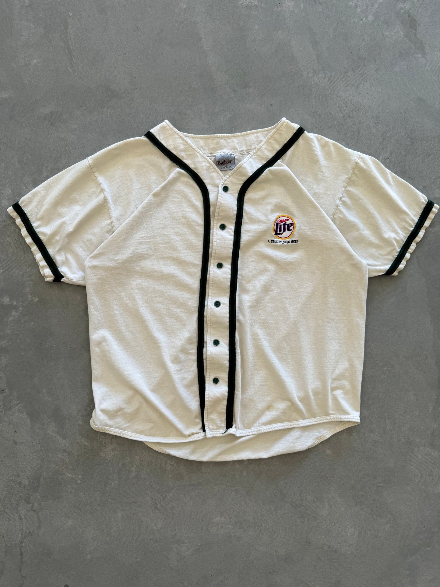 Vintage Miller Lite Baseball Jersey - XL