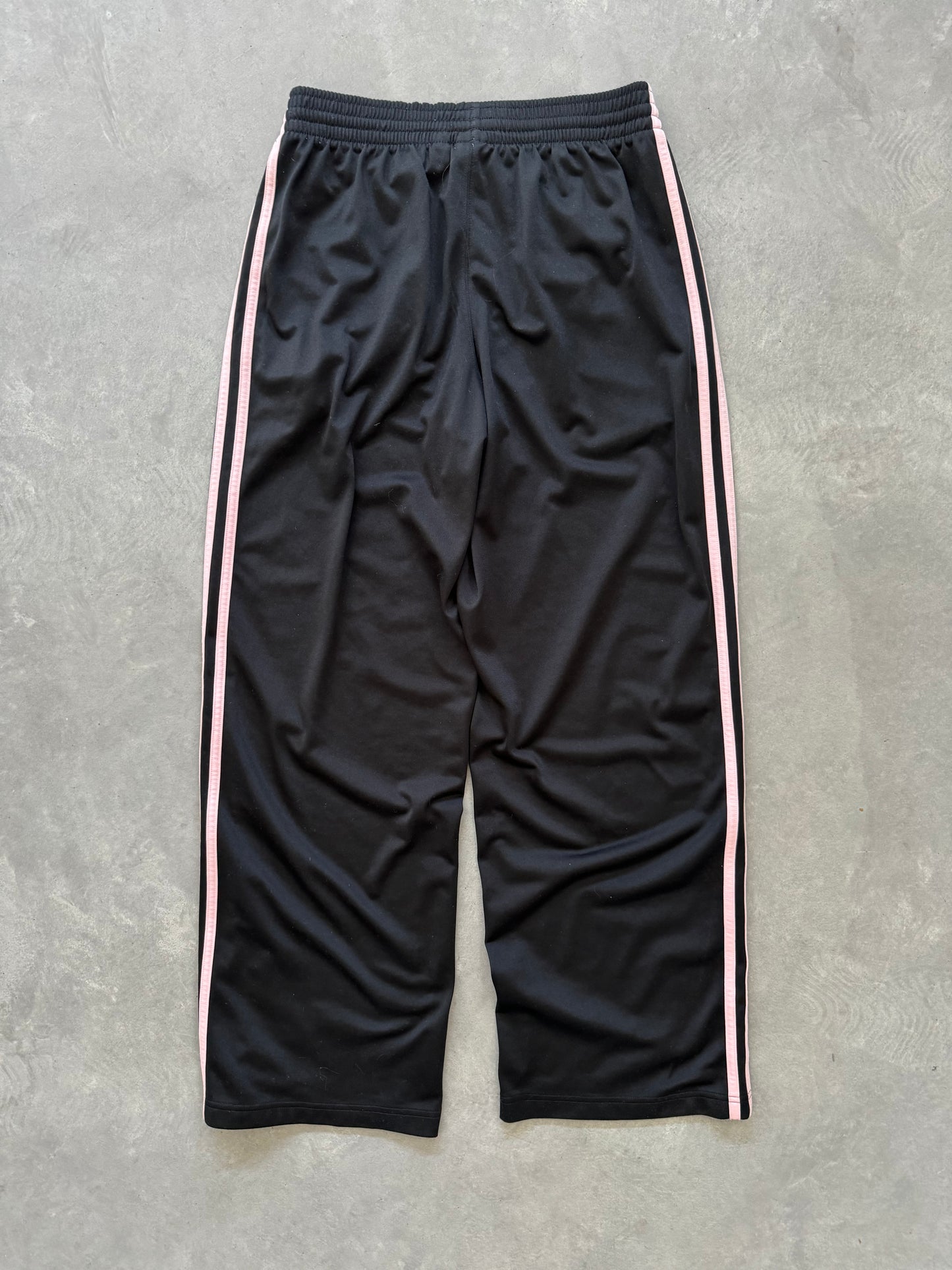 Vintage 00s Black and Pink Adidas Sweats - M