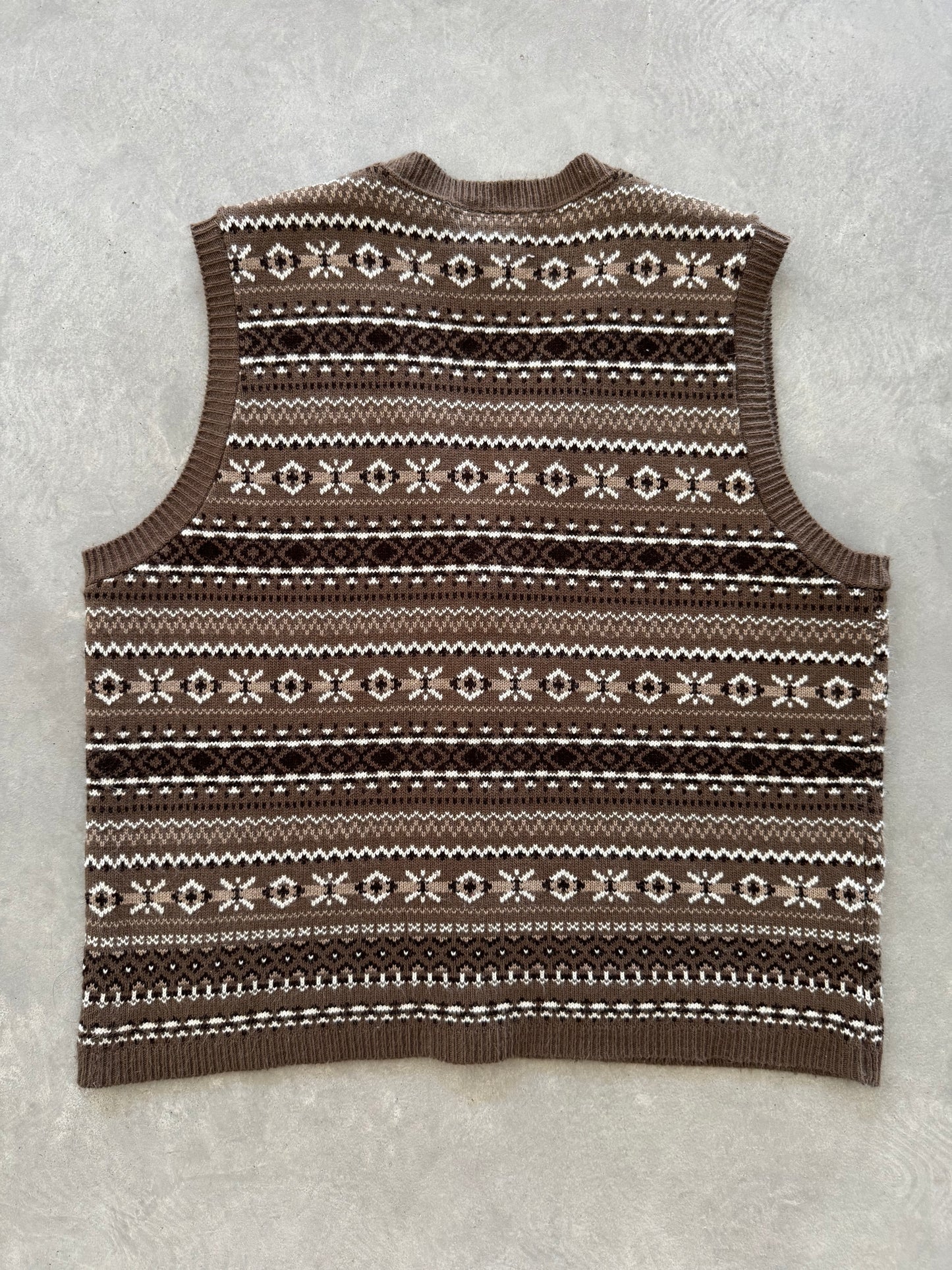 Vintage Sweater Vest - L