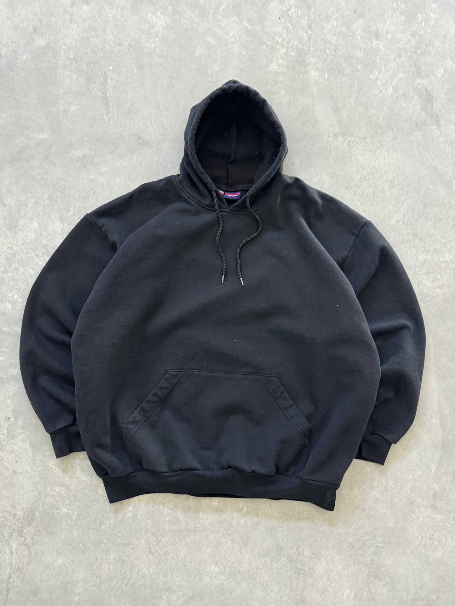 Vintage Black Hoodie - XXL