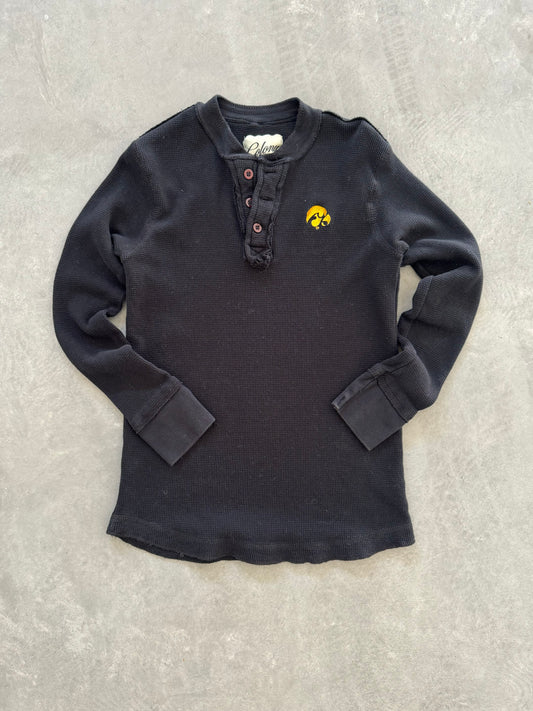 Iowa Hawkeyes Waffle Knit Longsleeve - M