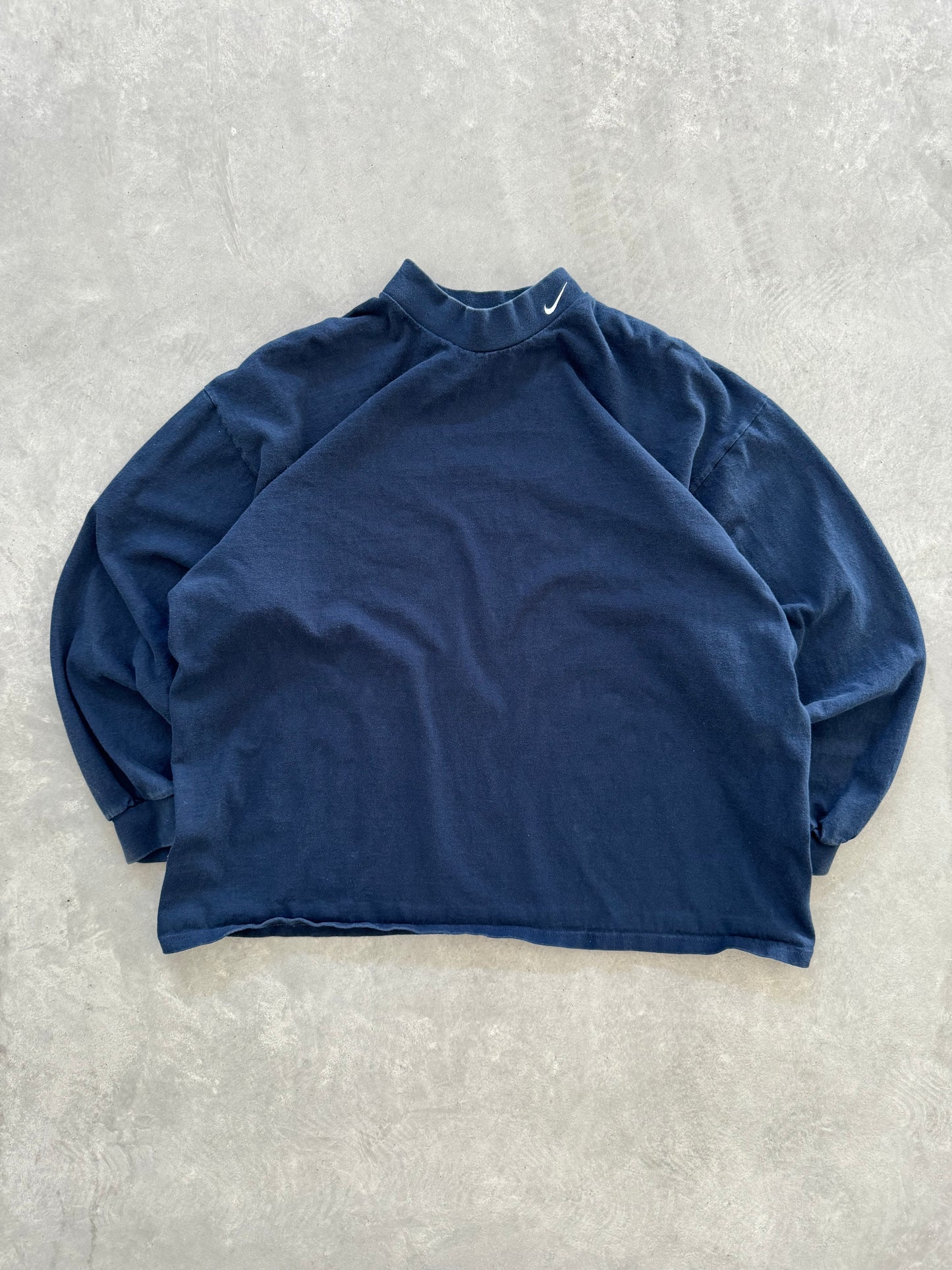 Vintage 90s Nike Mock Neck Longsleeve - XXL