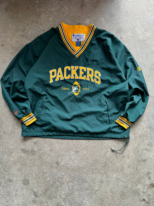 Vintage Champion Packers Windbreaker - XXL