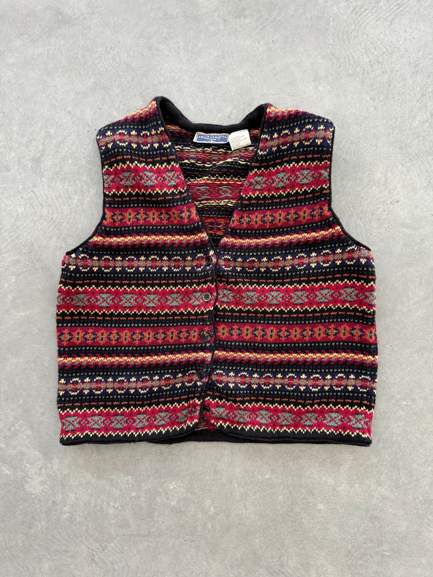 Vintage Sweater Vest - L