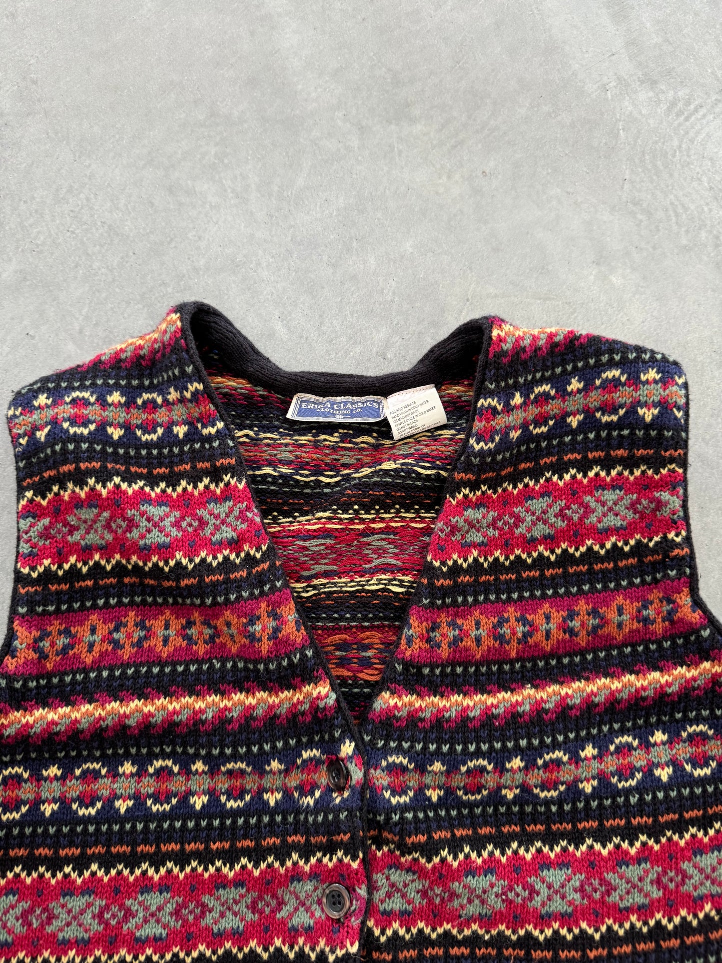 Vintage Sweater Vest - L