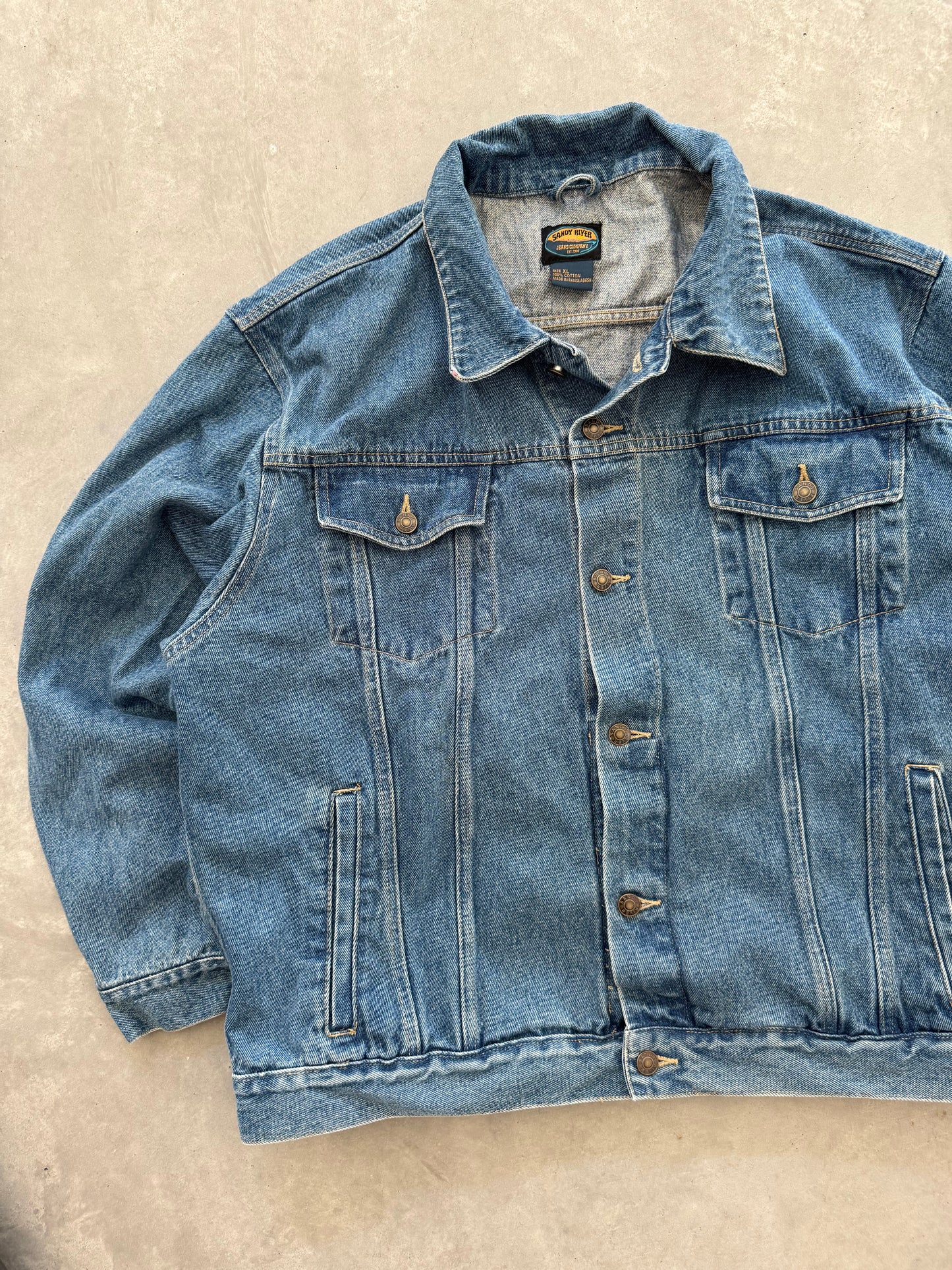 Vintage Denim Jacket - XL