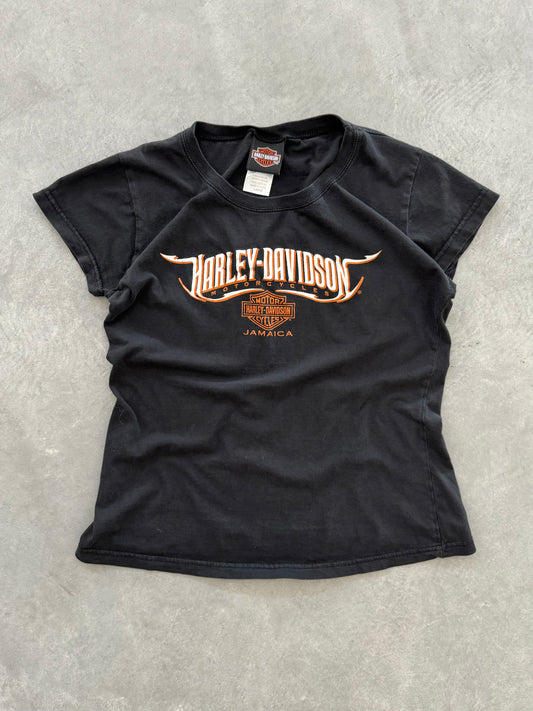 Harley Davidson Jamaica Baby Tee - L