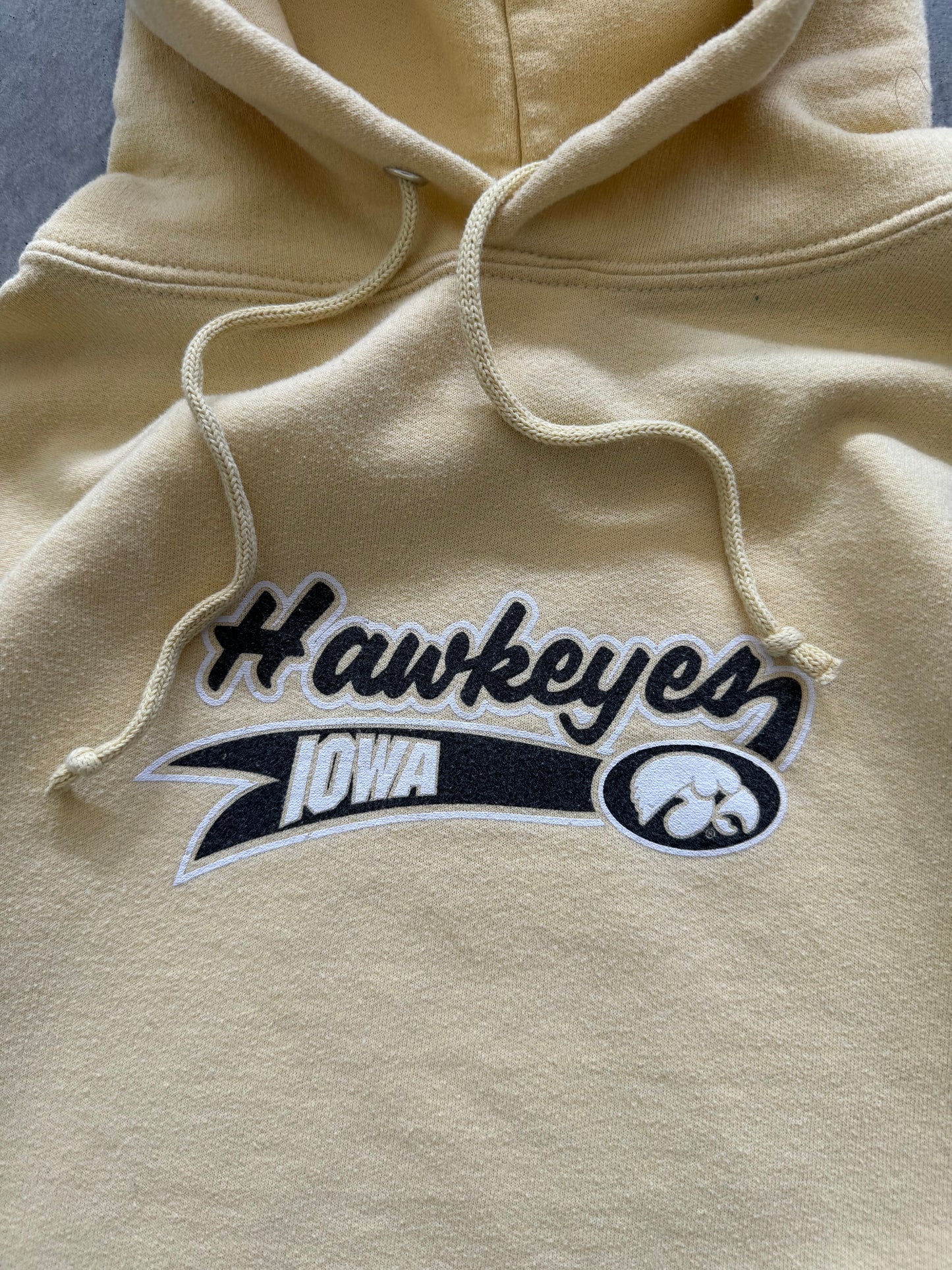 Iowa Hawkeyes Baby Yellow Hoodie - L