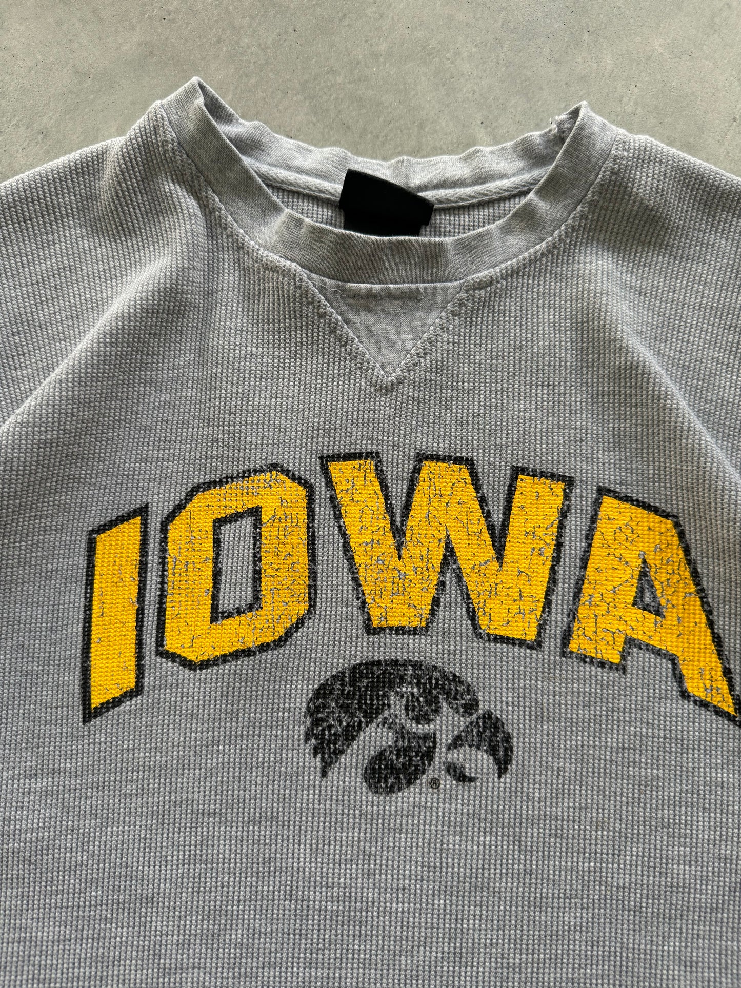 Vintage Iowa Waffle Knit - M