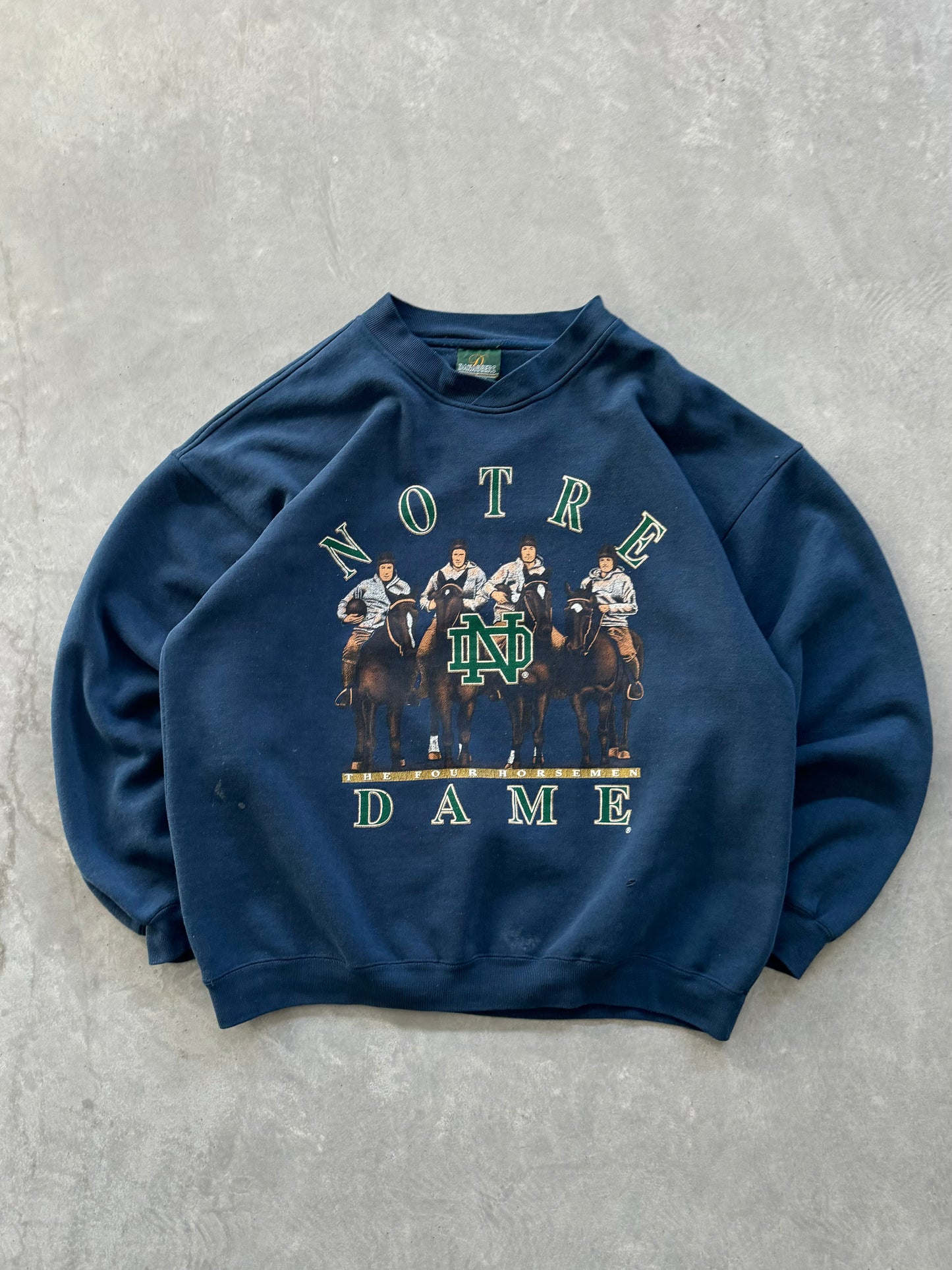 Vintage 90s Notre Dame Sweatshirt - XL