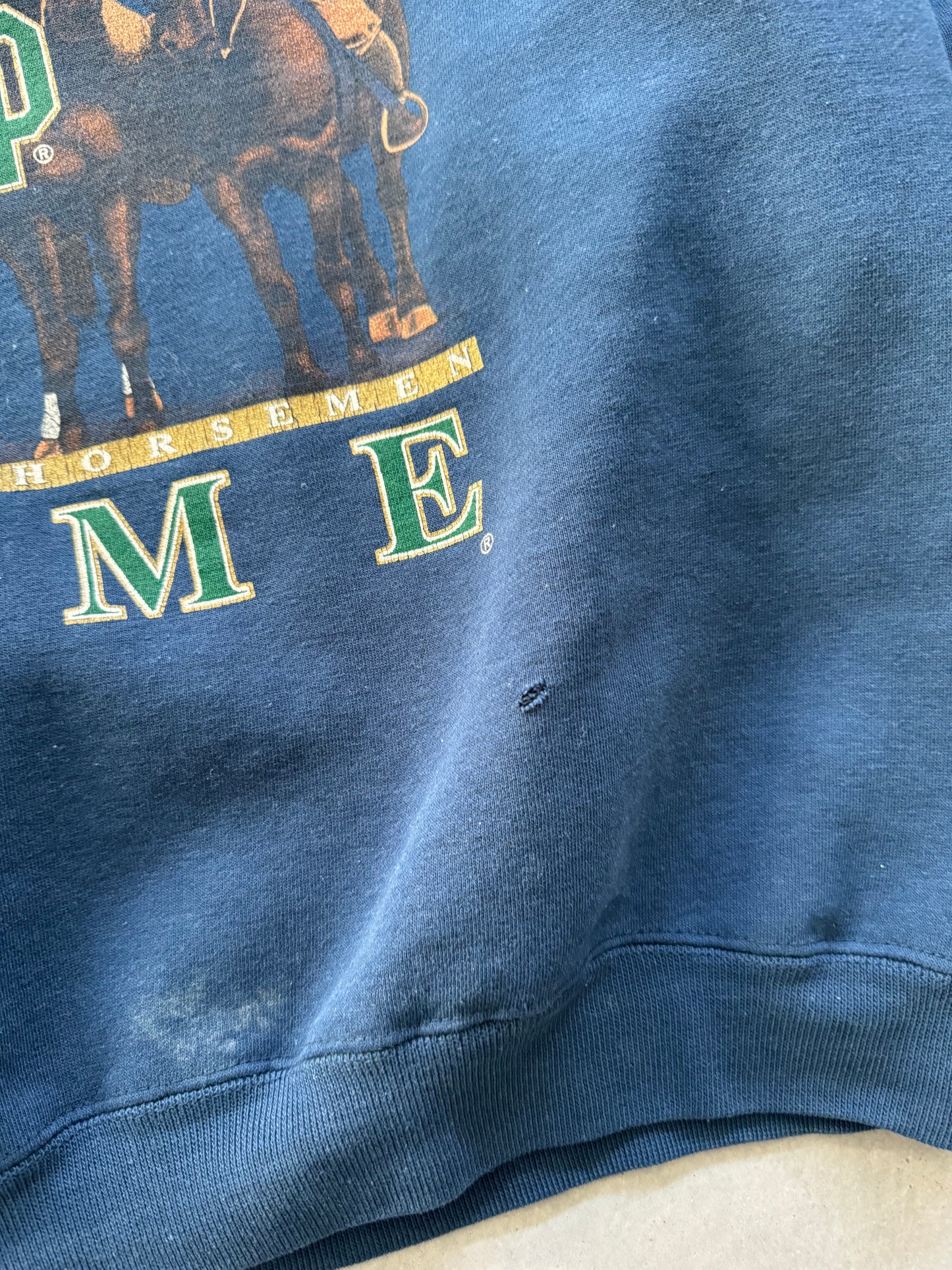 Vintage 90s Notre Dame Sweatshirt - XL