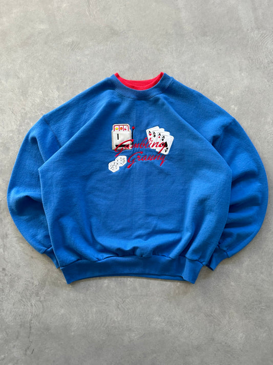 Vintage Gambling Granny Sweatshirt - XL