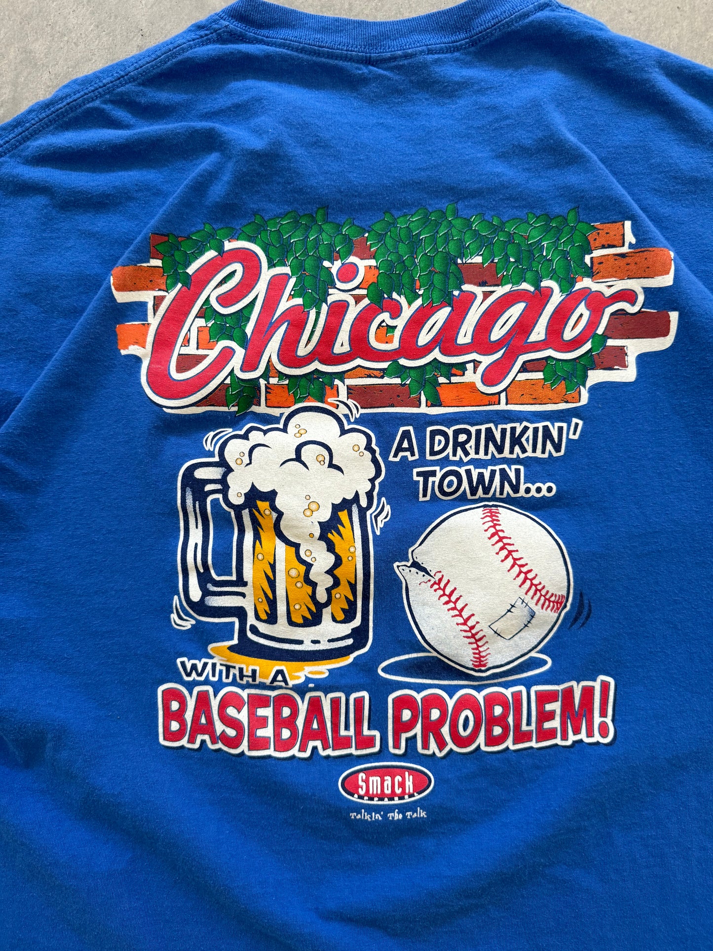 Vintage Chicago Drinkin Town Tee - XL