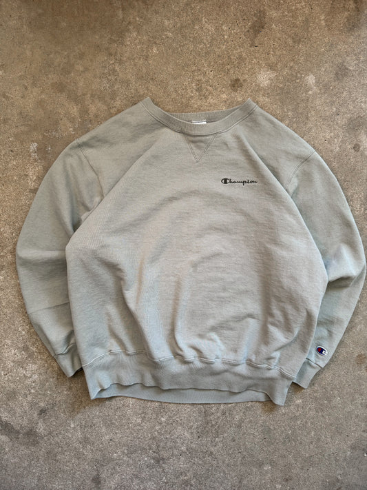 Vintage 90s Sage Green Champions Sweatshirt - XL