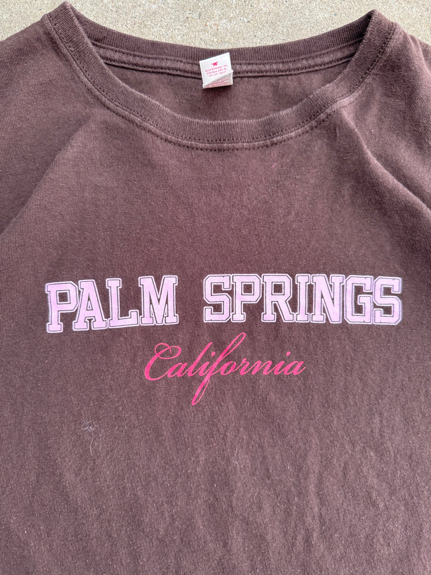 Palm Springs Baby Tee - L