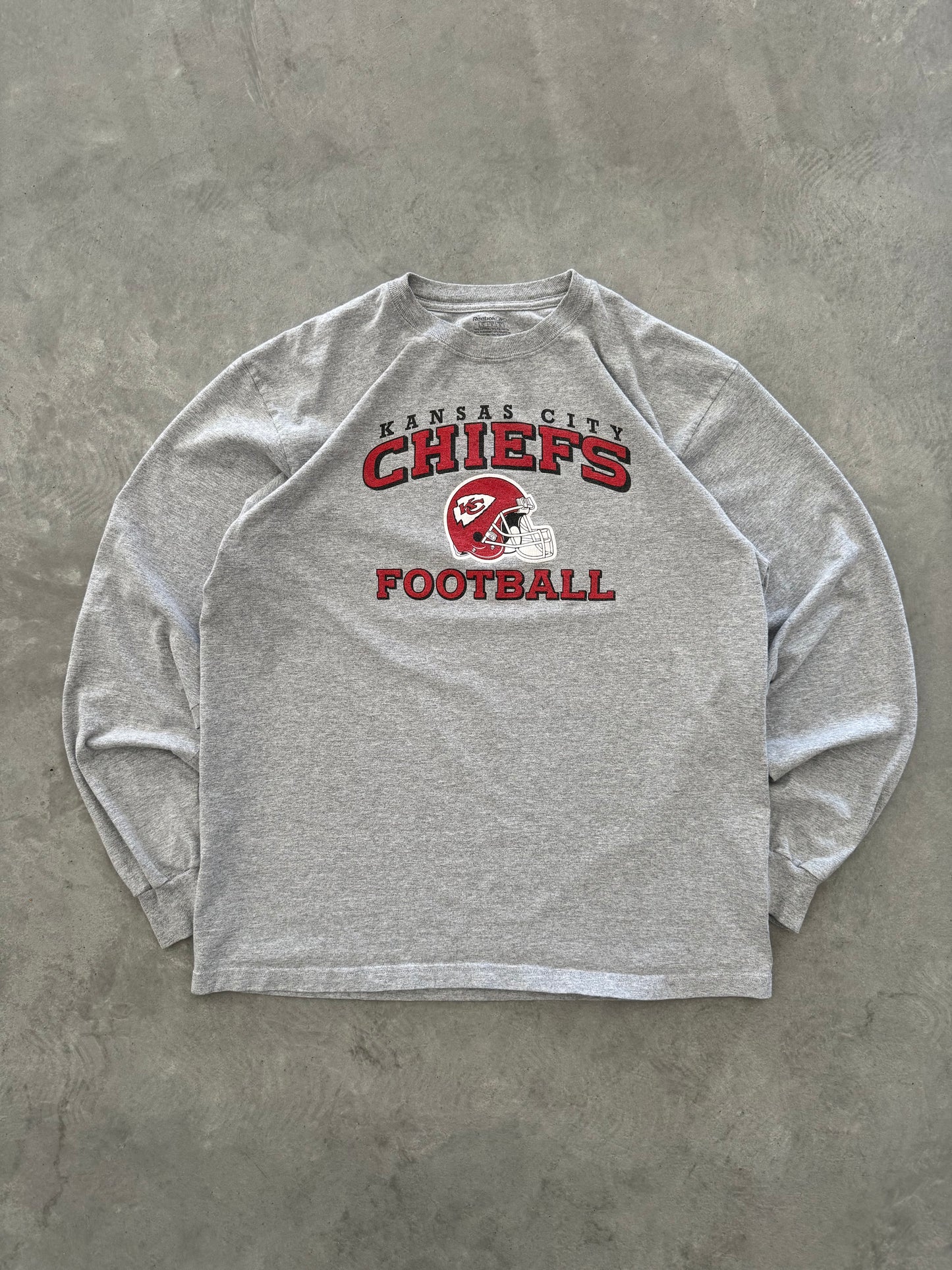 Kansas City Chiefs Reebok Longsleeve Tee - L