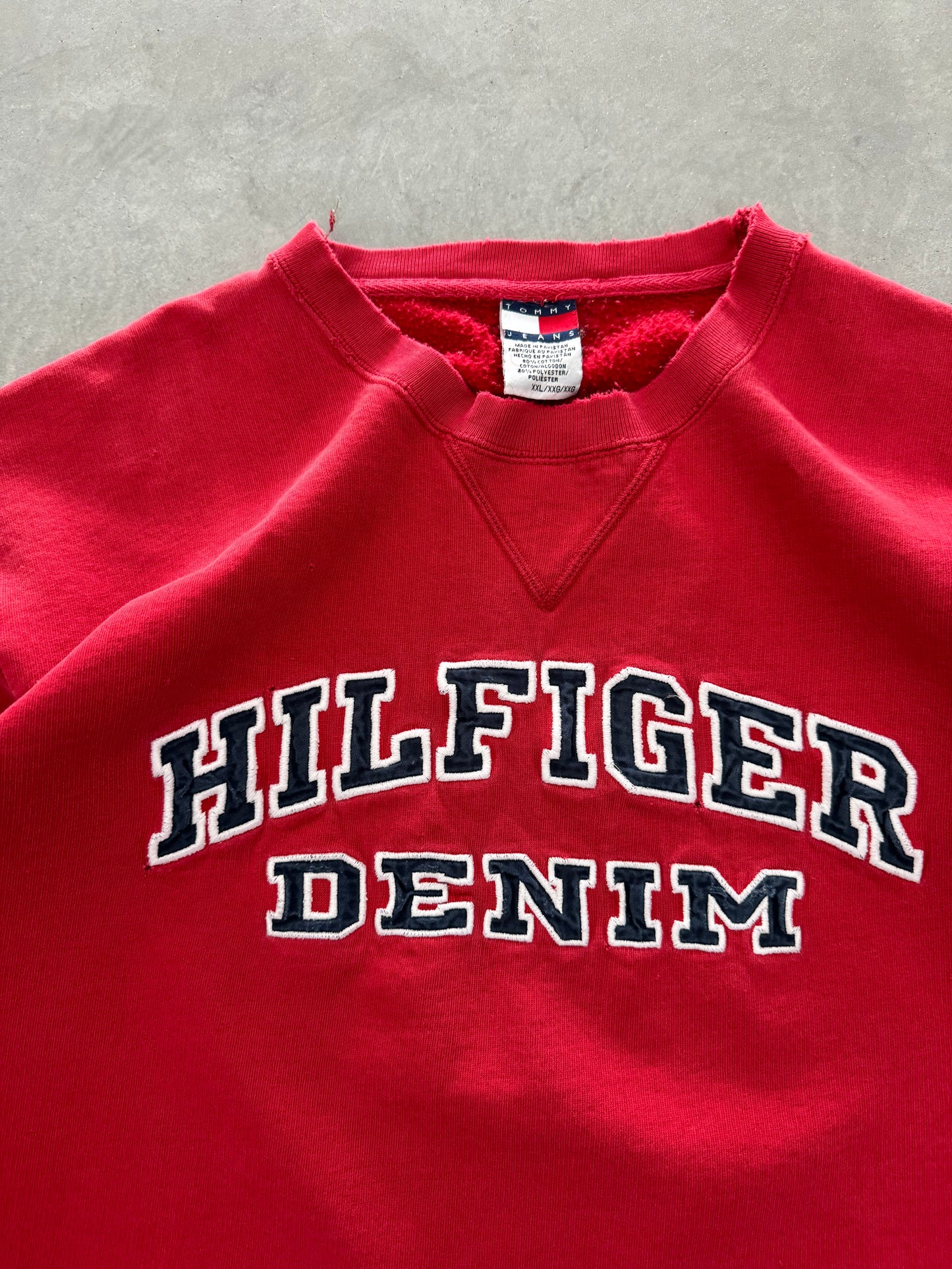 Vintage 90s Tommy Hilfiger Sweatshirt - XXL