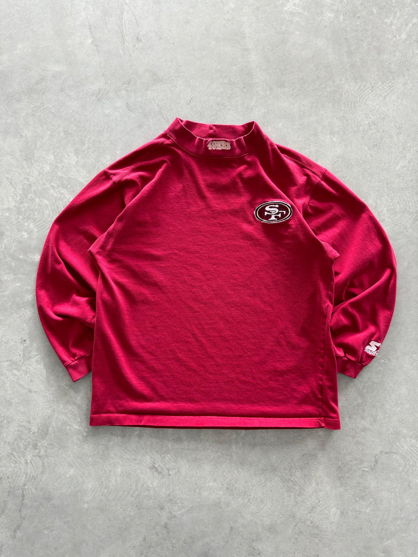 Vintage 49ers Starter Mockneck Longsleeve - L