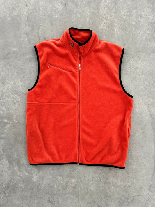 Vintage 90s Adidas Fleece Vest - XL