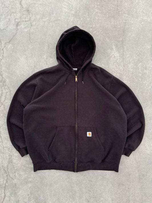 Vintage 90s Carhartt Hoodie Zip Up - XXL