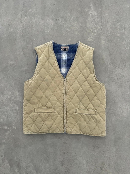 Vintage Quilted Vest - S