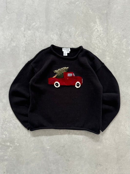 Vintage Christmas Sweater - L