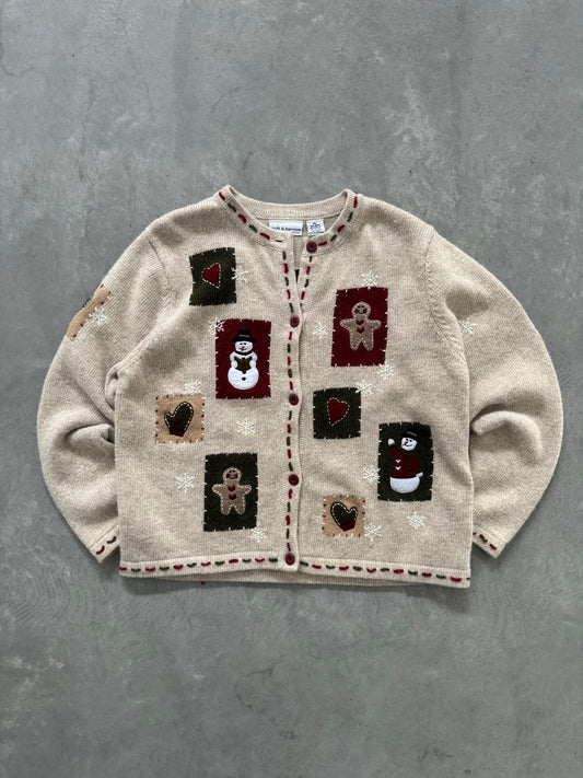 Vintage Christmas Sweater - L