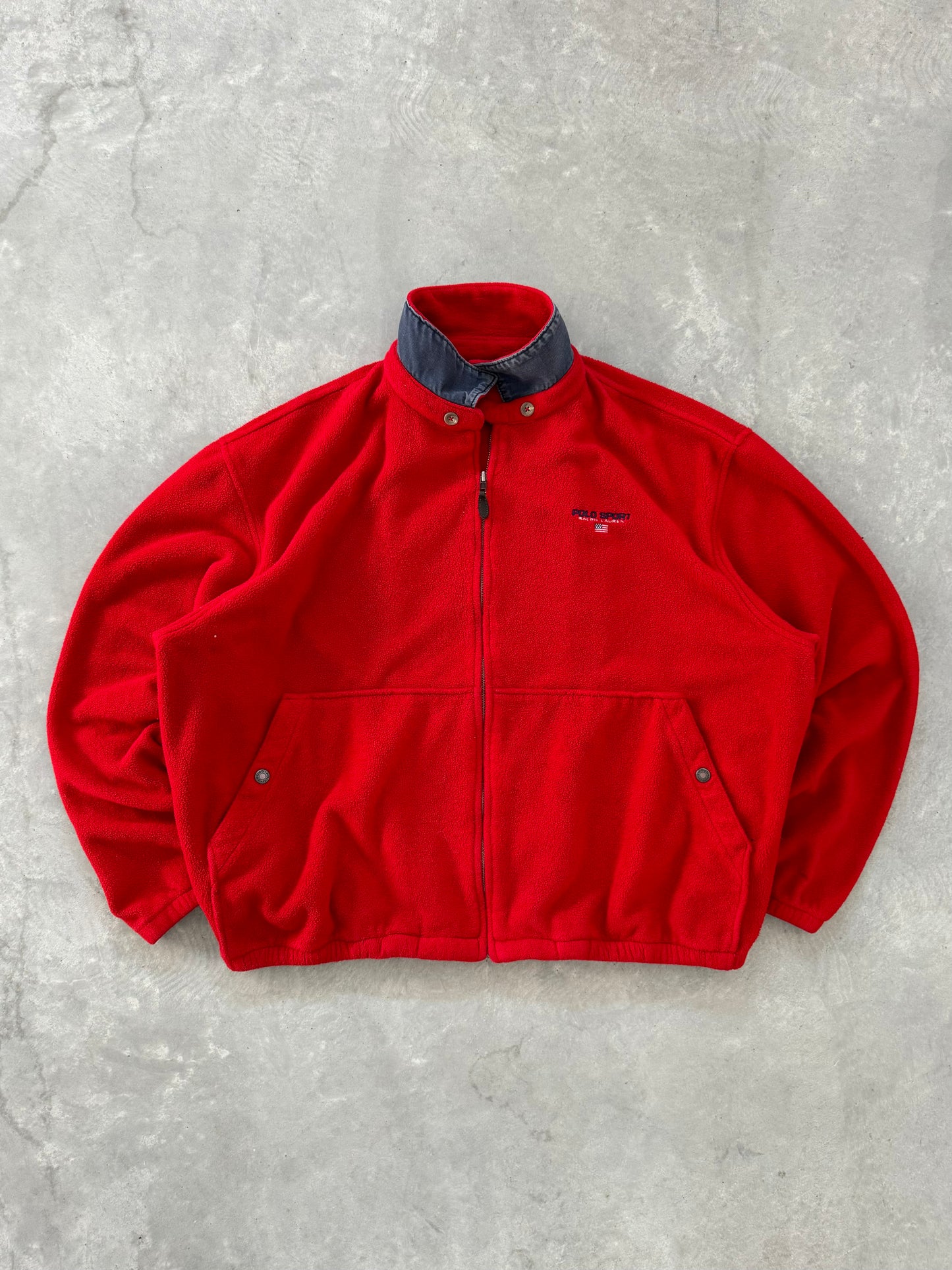 Vintage Polo Sport Fleece Jacket - XL