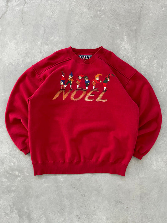 Vintage 90s Noel Christmas Sweatshirt - L