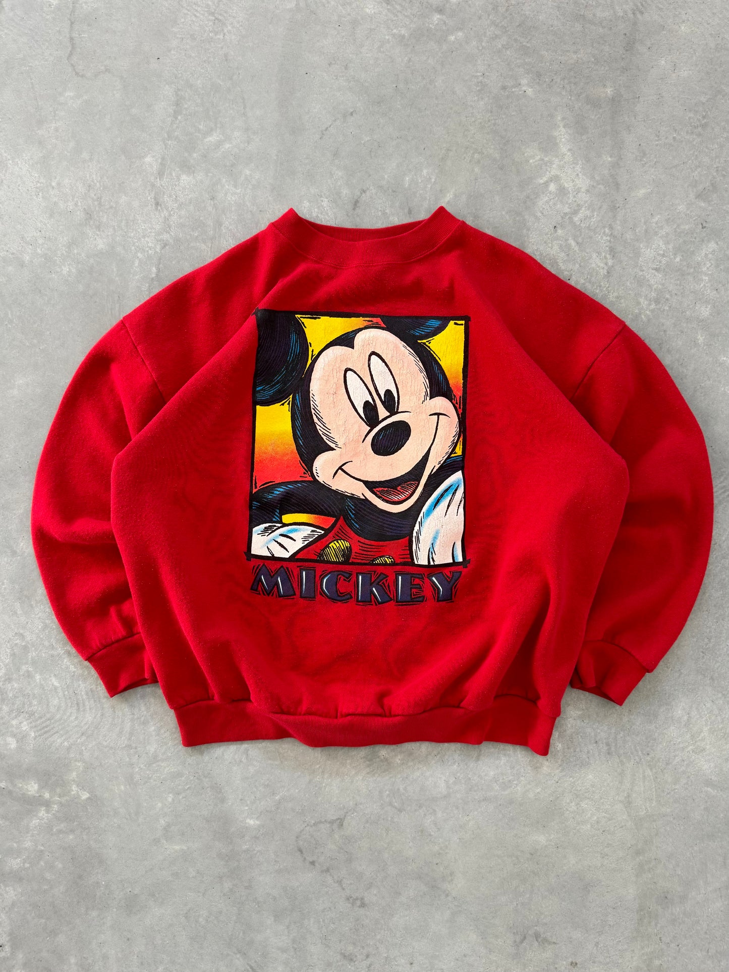 Vintage 90s Mickey Sweatshirt - XL