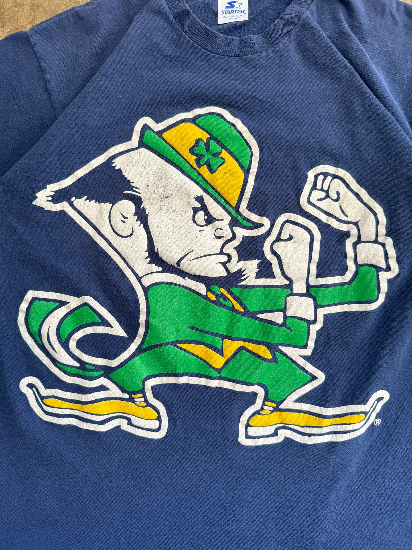 Vintage Starter Notre Dame Tee - L