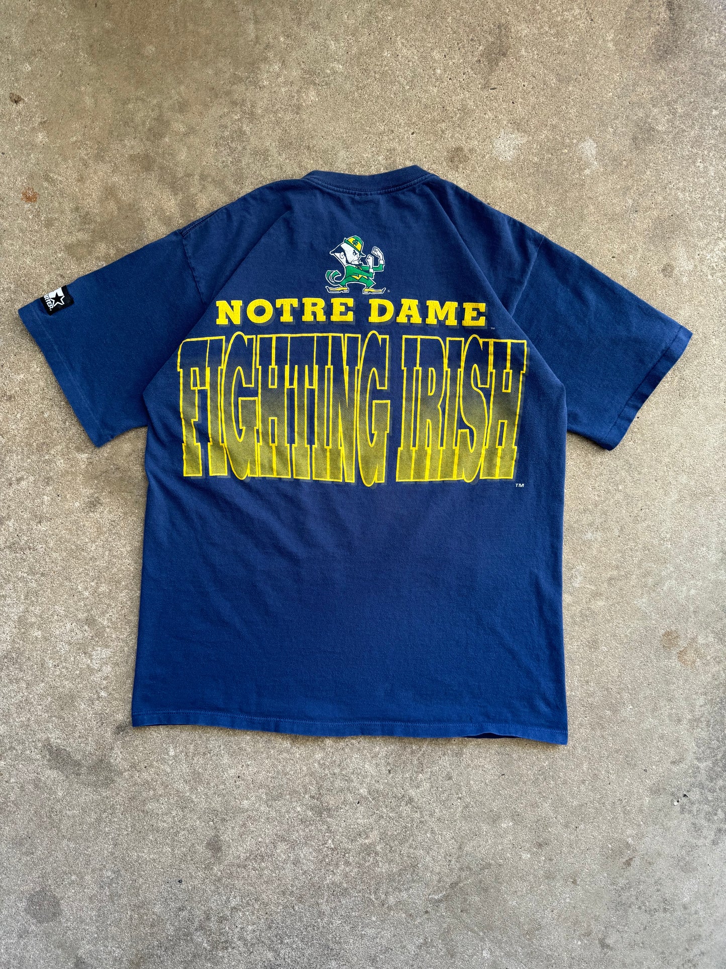 Vintage Starter Notre Dame Tee - L