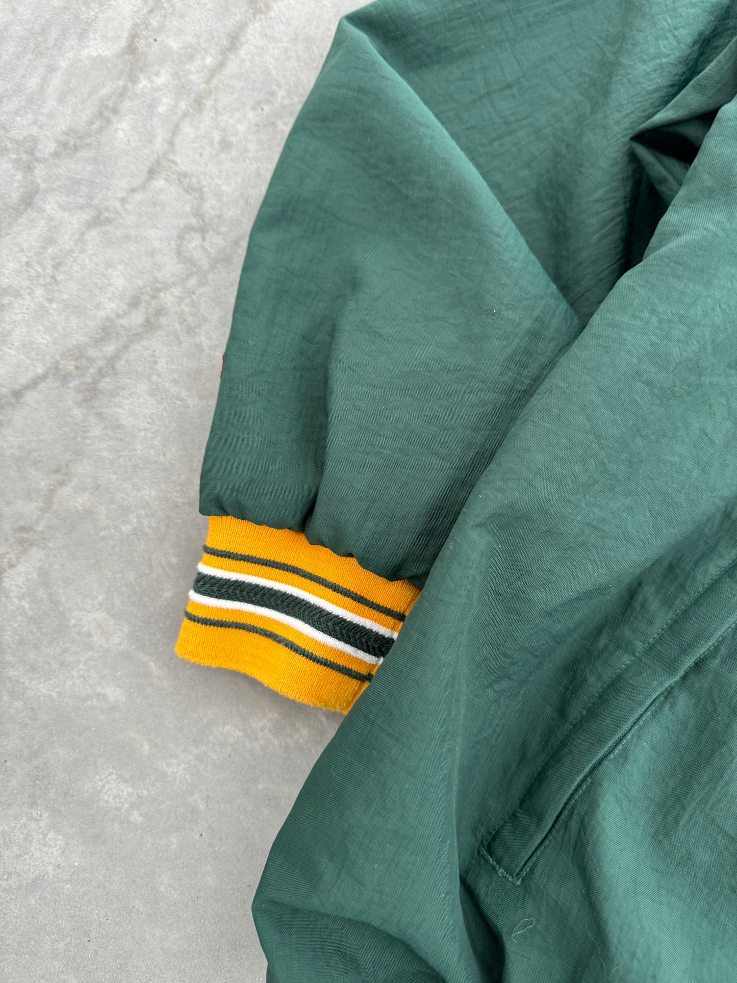 Vintage Champion Packers Windbreaker -  XXL