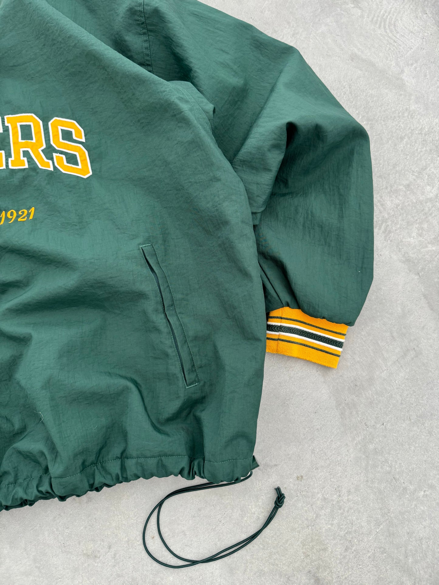 Vintage Champion Packers Windbreaker -  XXL