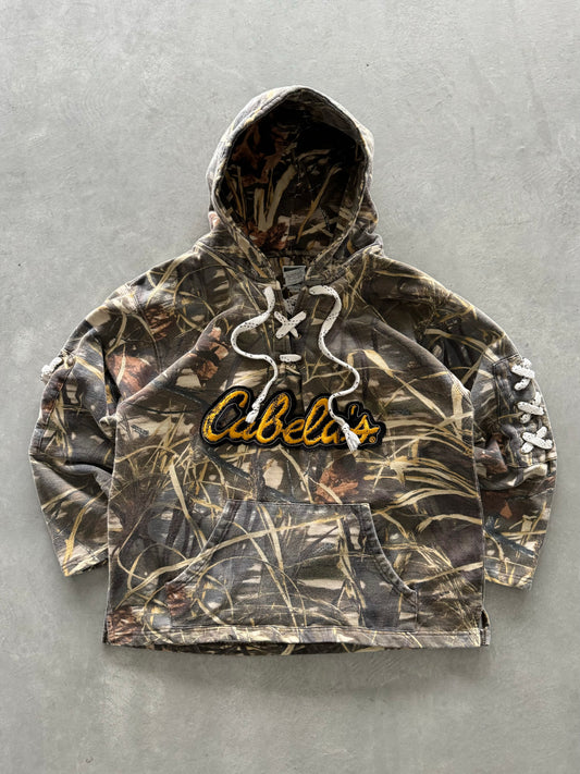 Camo Hockey Style Hoodie - L