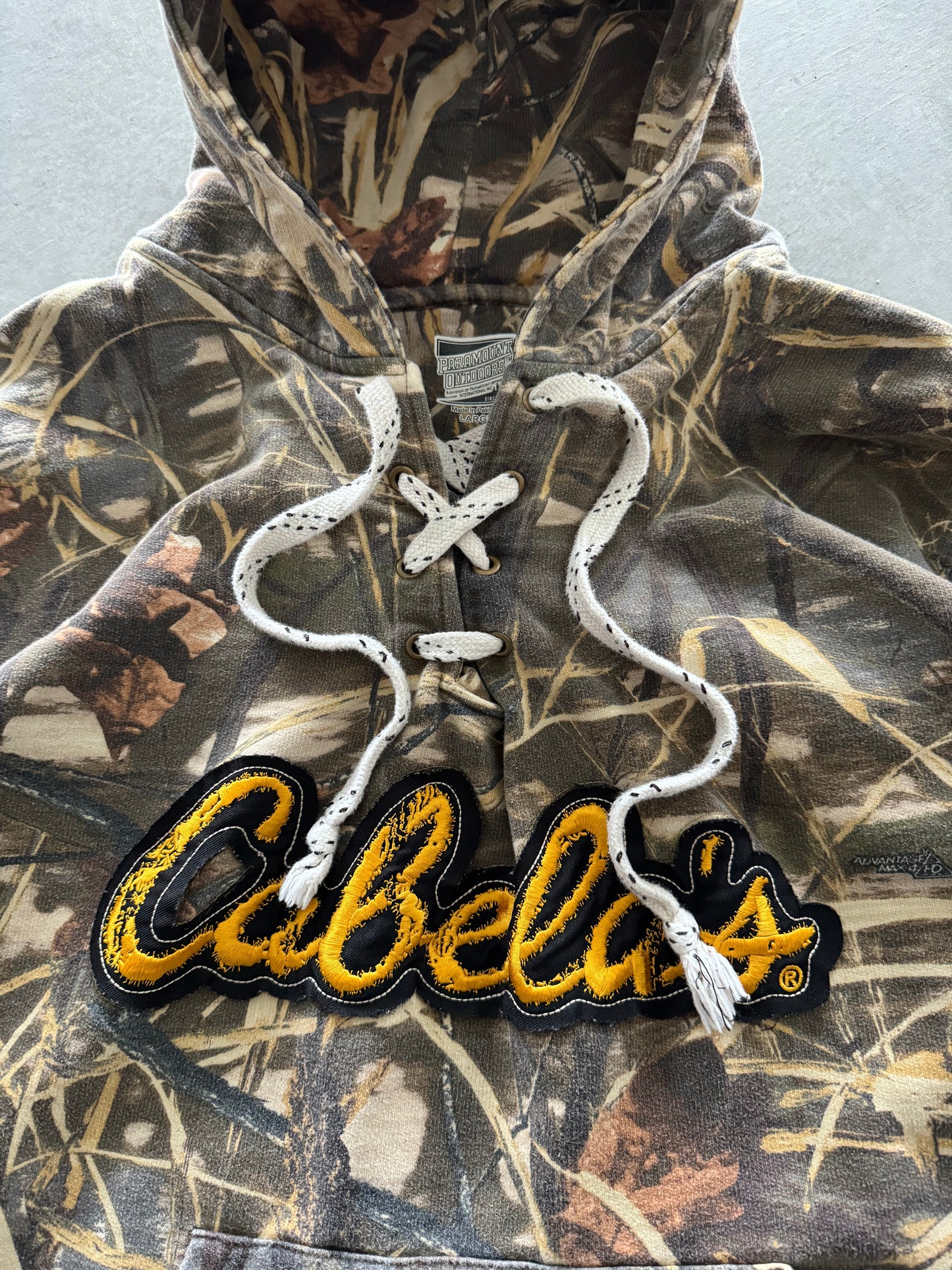 Camo Hockey Style Hoodie - L