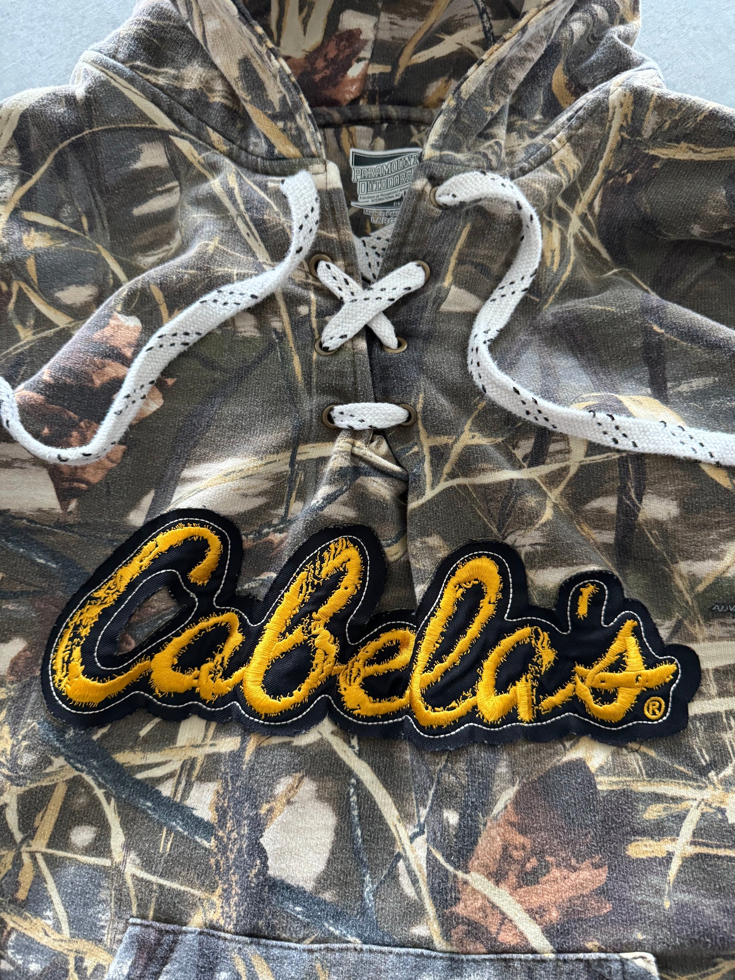 Camo Hockey Style Hoodie - L