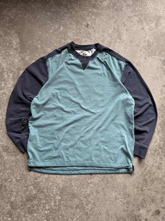 Vintage Color Block Longsleeve - XL